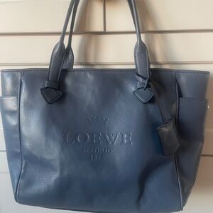 LOEWE HERITAGE BAG - BLUE